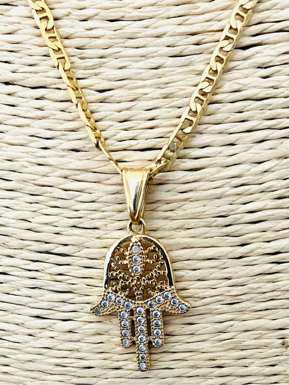 Gorjana 18k Plated Hamsa Dainty Chain Retail: $88 FINAL OFFER